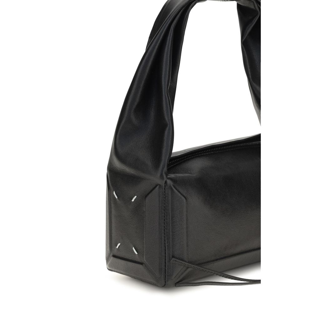 Small Thermoformed Sheepskin East West Shoulder Bag