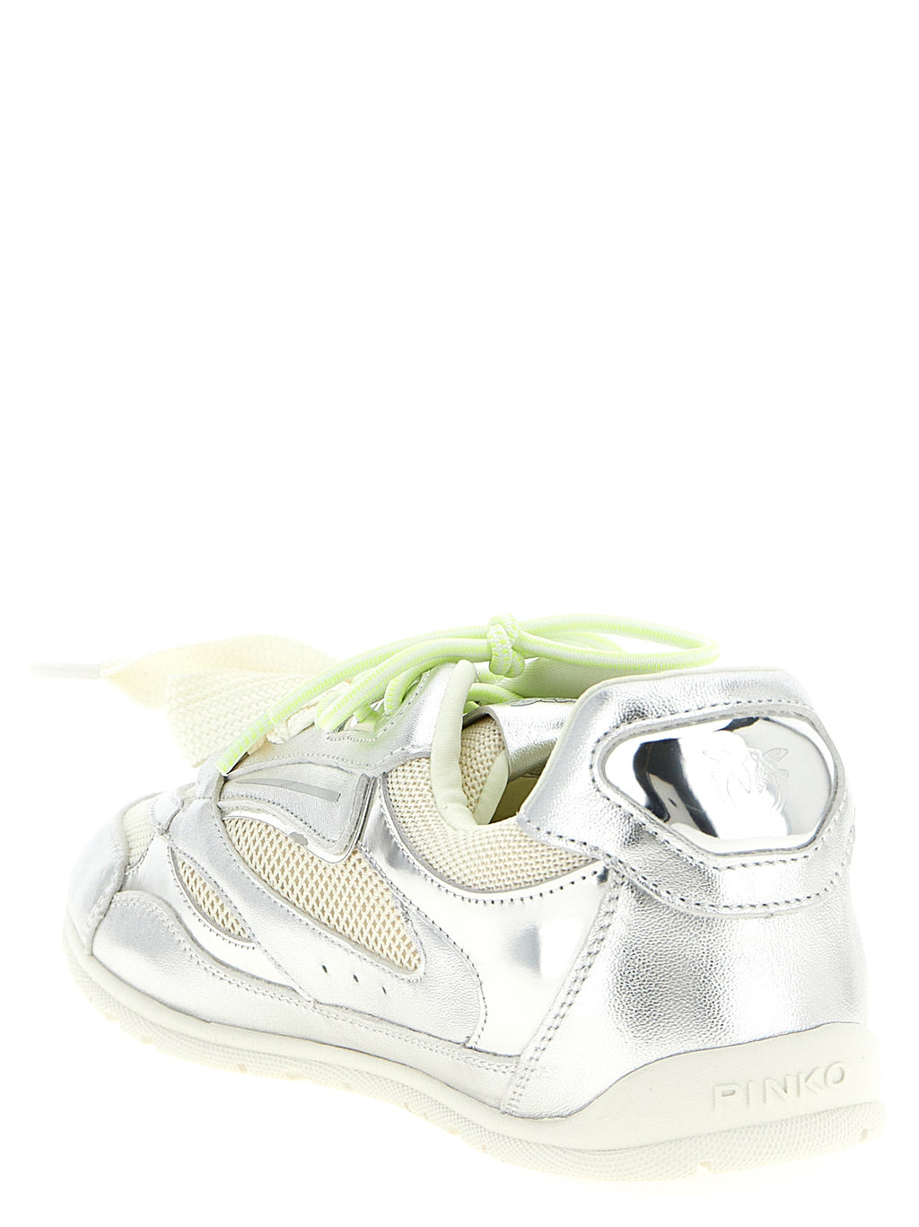 Silver Leather Yulia Sneakers