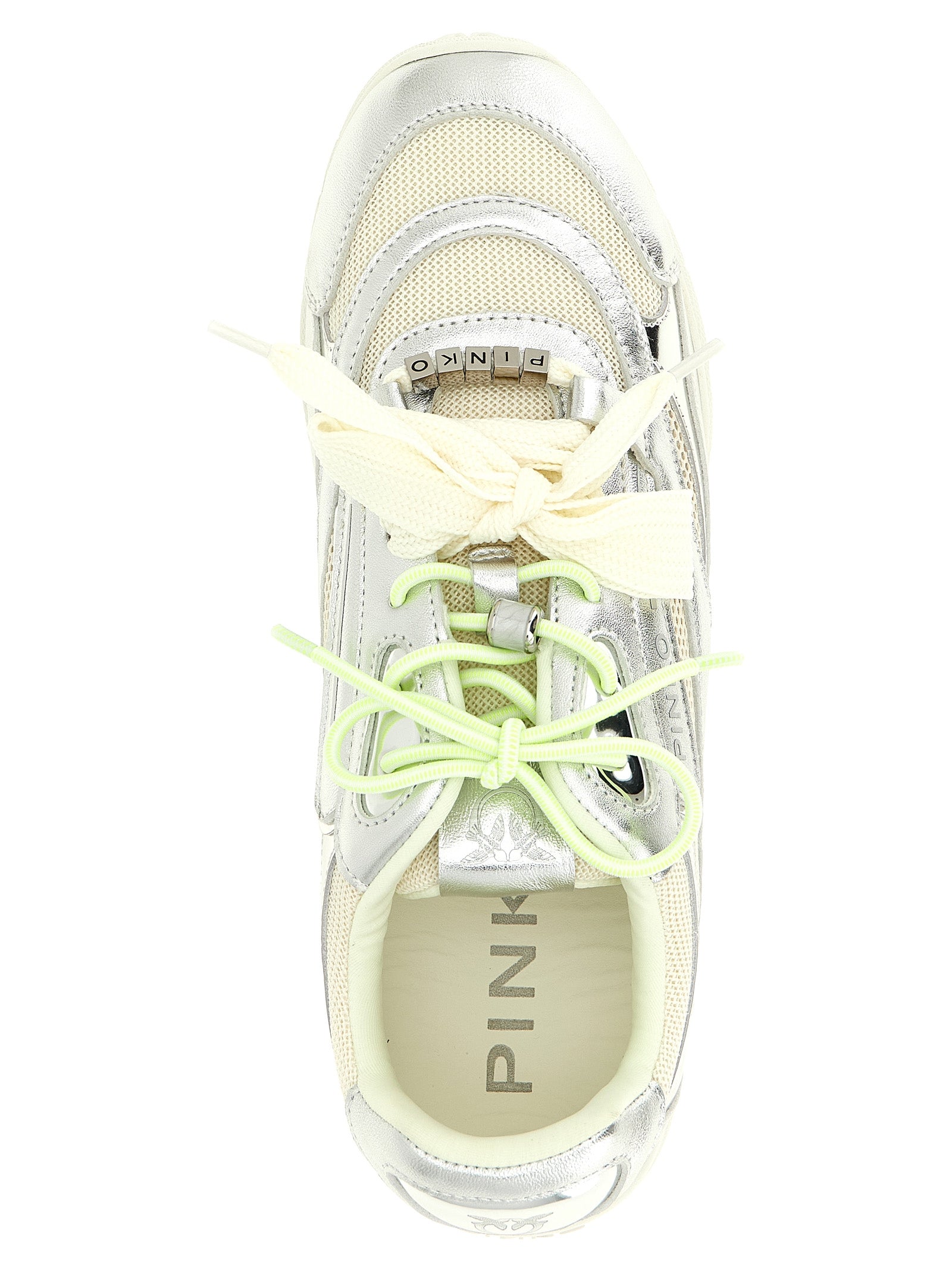 Silver Leather Yulia Sneakers