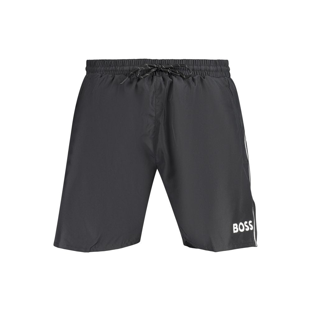 Polyester Swim Boxer Shorts