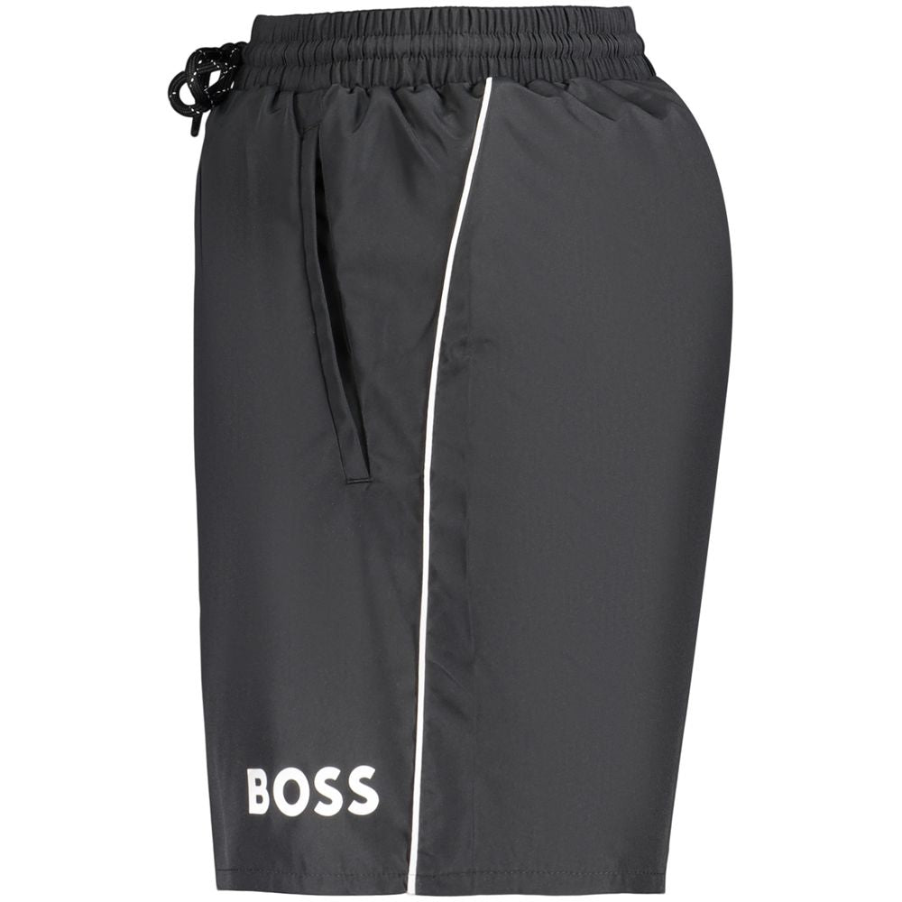 Polyester Swim Boxer Shorts