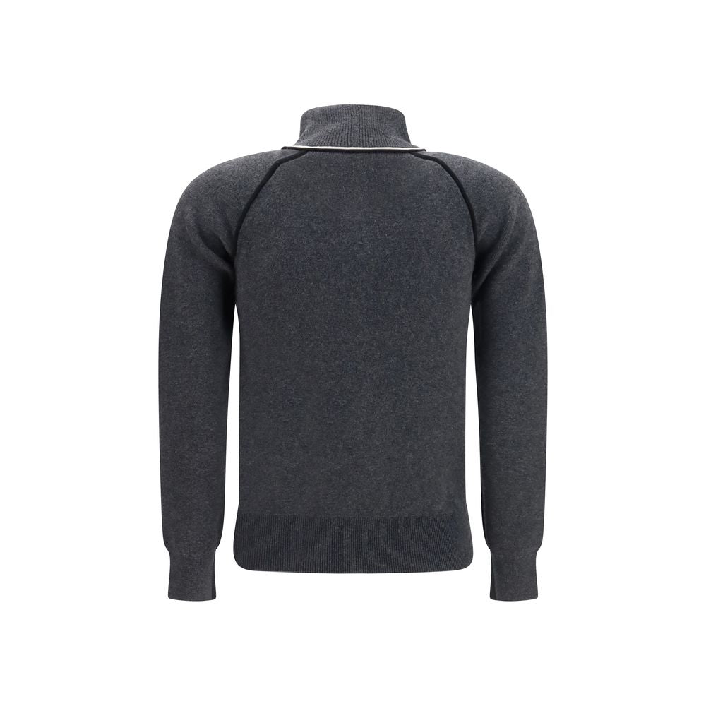 Gray Cotton Cardigan