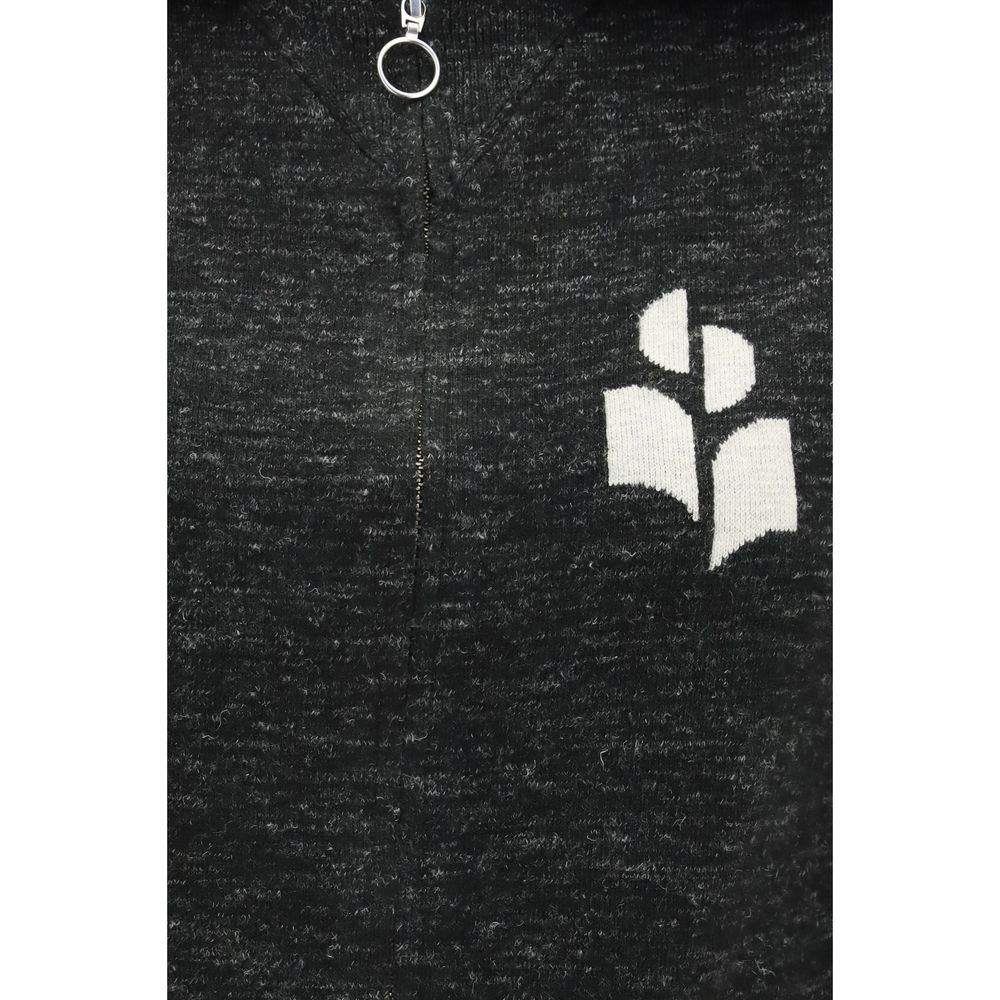 Coxy High‑Neck Viscose Blend Sweatshirt