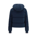 Waxed Technical Full‑Length Puffer Jacket