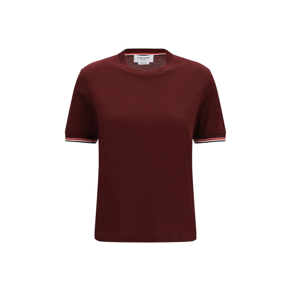 Bordeaux Wool Blend T-Shirt