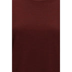 Bordeaux Wool Blend T-Shirt