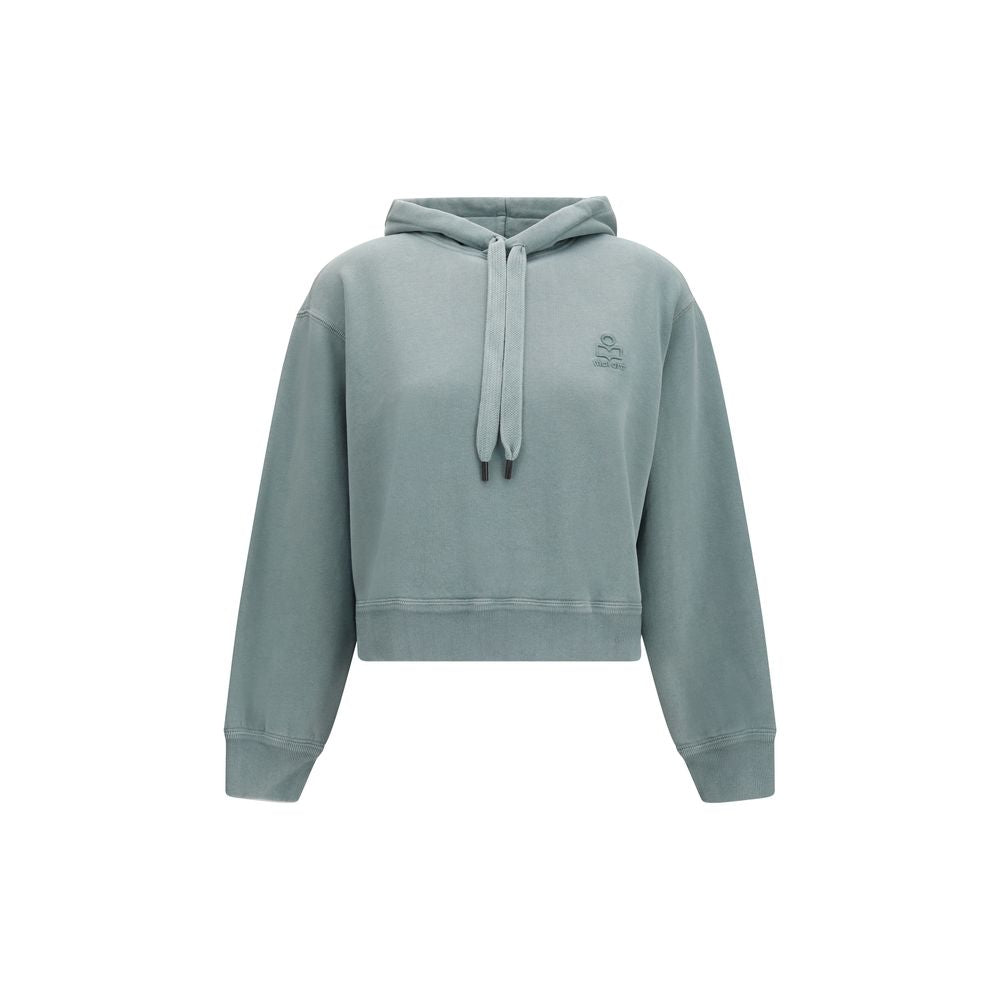 Gray Cotton Pullover Hoodie