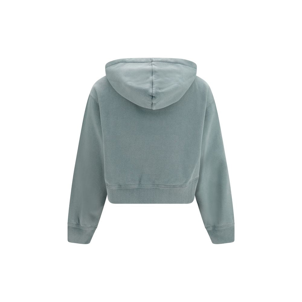 Gray Cotton Pullover Hoodie