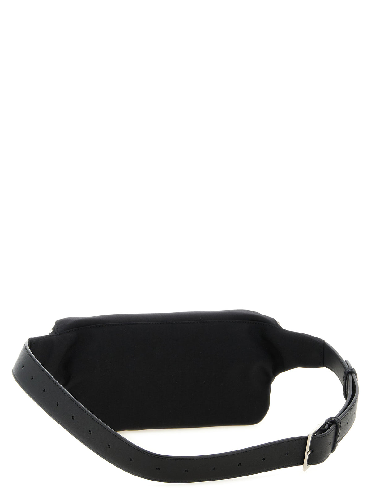 Black Lamb Leather Belt Bag