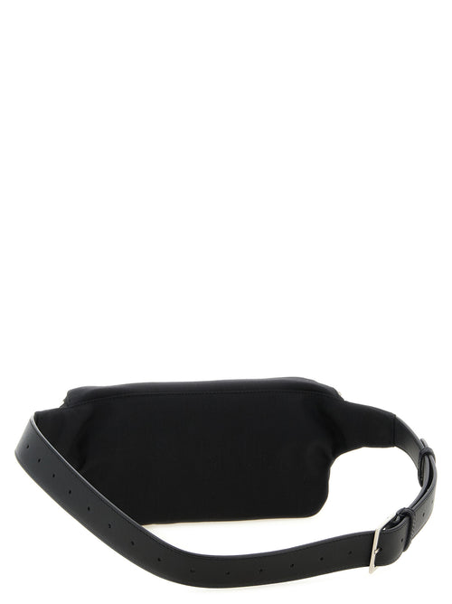 Black Lamb Leather Belt Bag