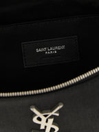 Black Lamb Leather Belt Bag