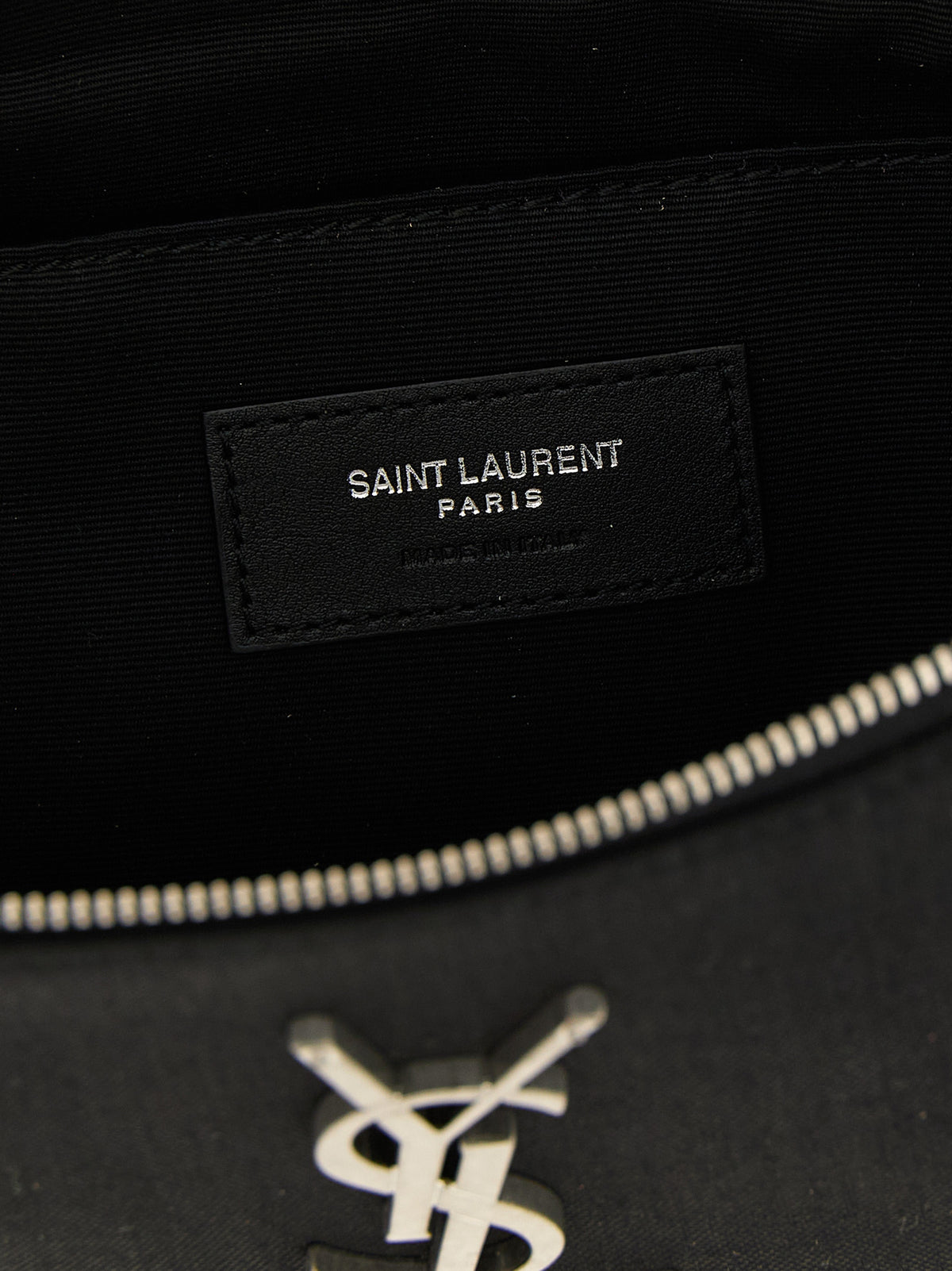 Black Lamb Leather Belt Bag
