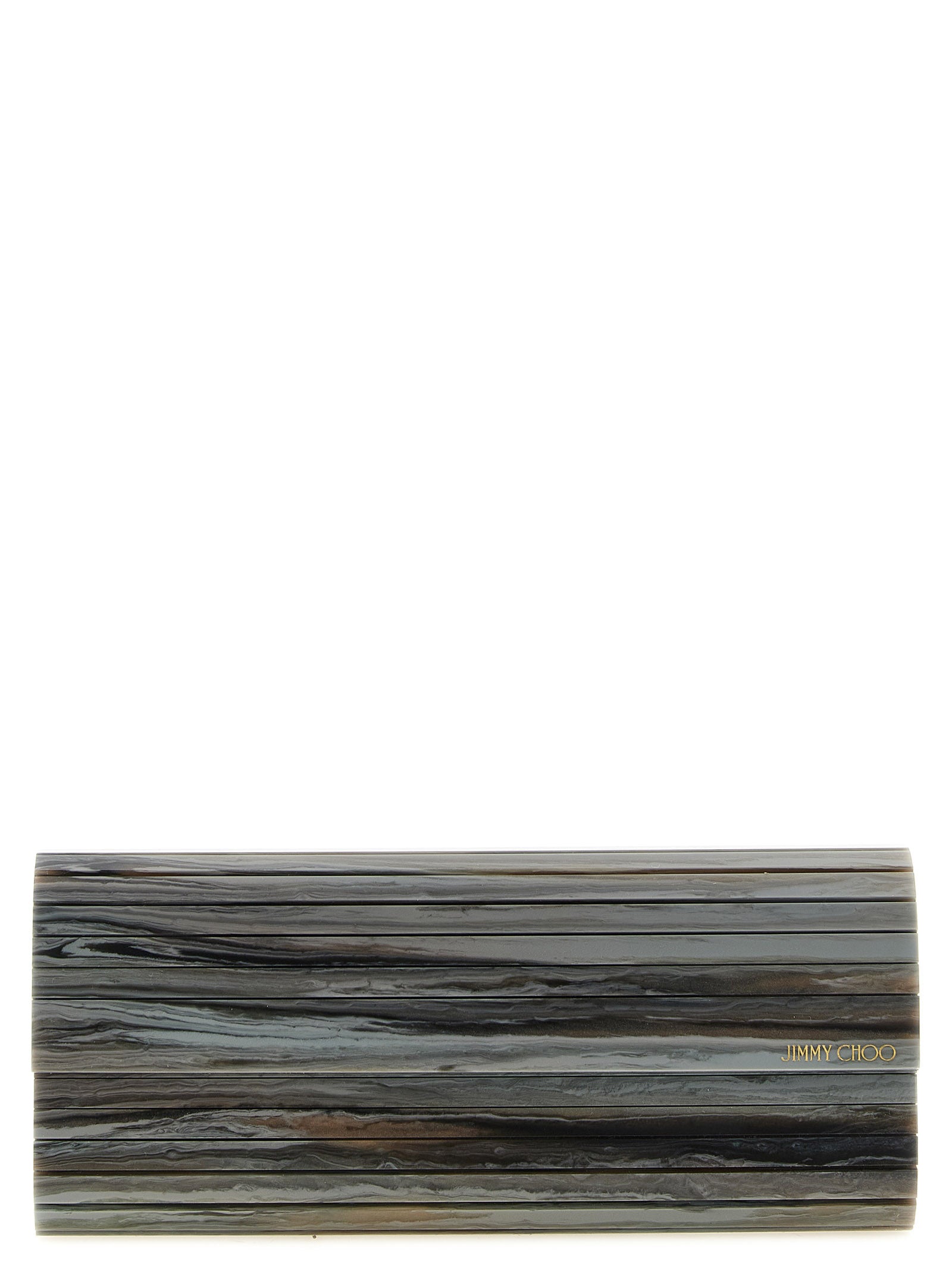 Gray Polyester Sweetie Clutch