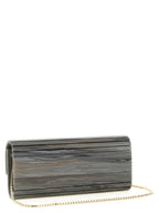 Gray Polyester Sweetie Clutch