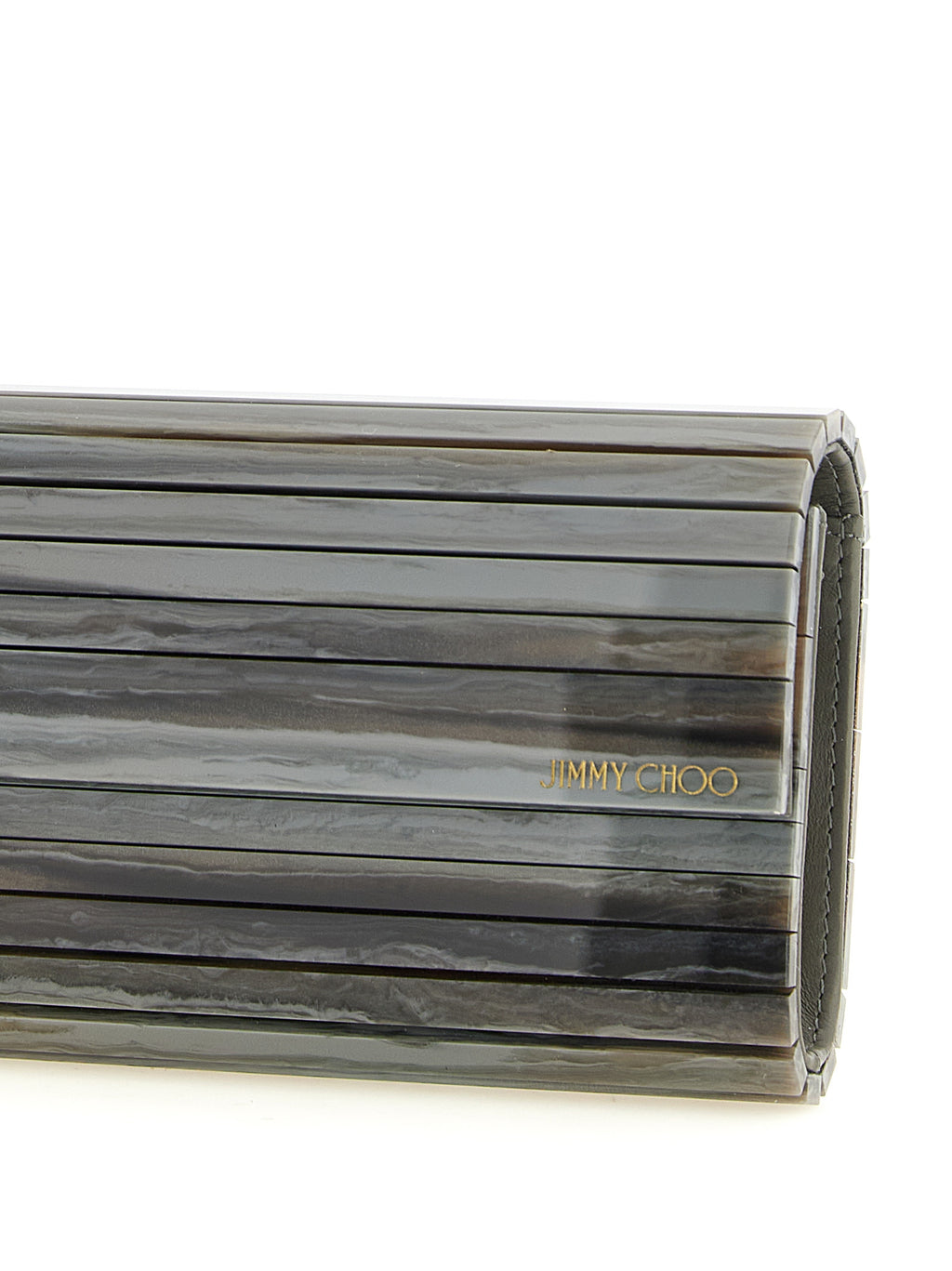 Gray Polyester Sweetie Clutch