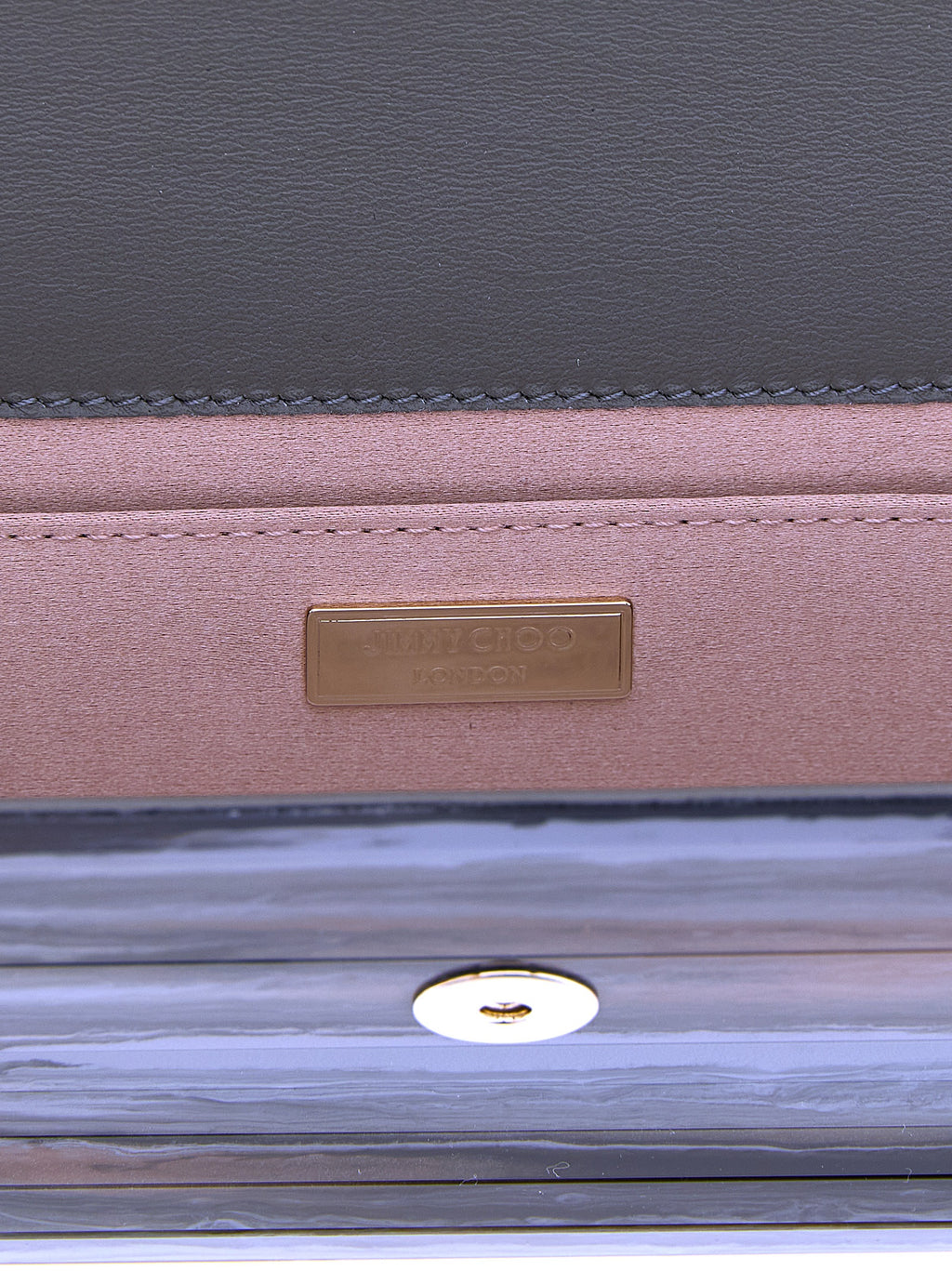 Gray Polyester Sweetie Clutch