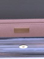 Gray Polyester Sweetie Clutch