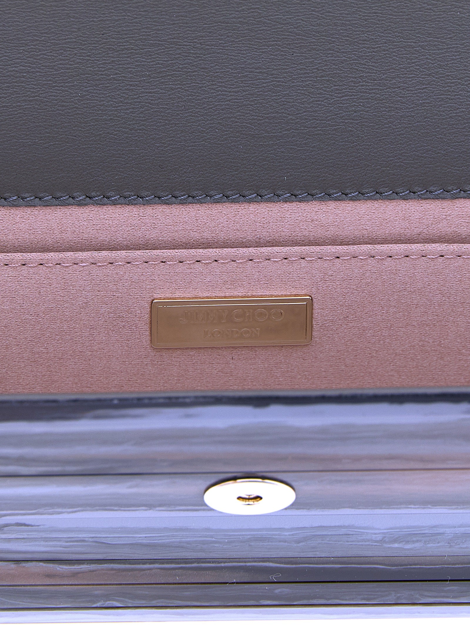 Gray Polyester Sweetie Clutch