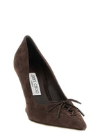 Brown Suede Scarlett Pumps