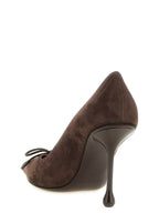 Brown Suede Scarlett Pumps