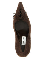 Brown Suede Scarlett Pumps