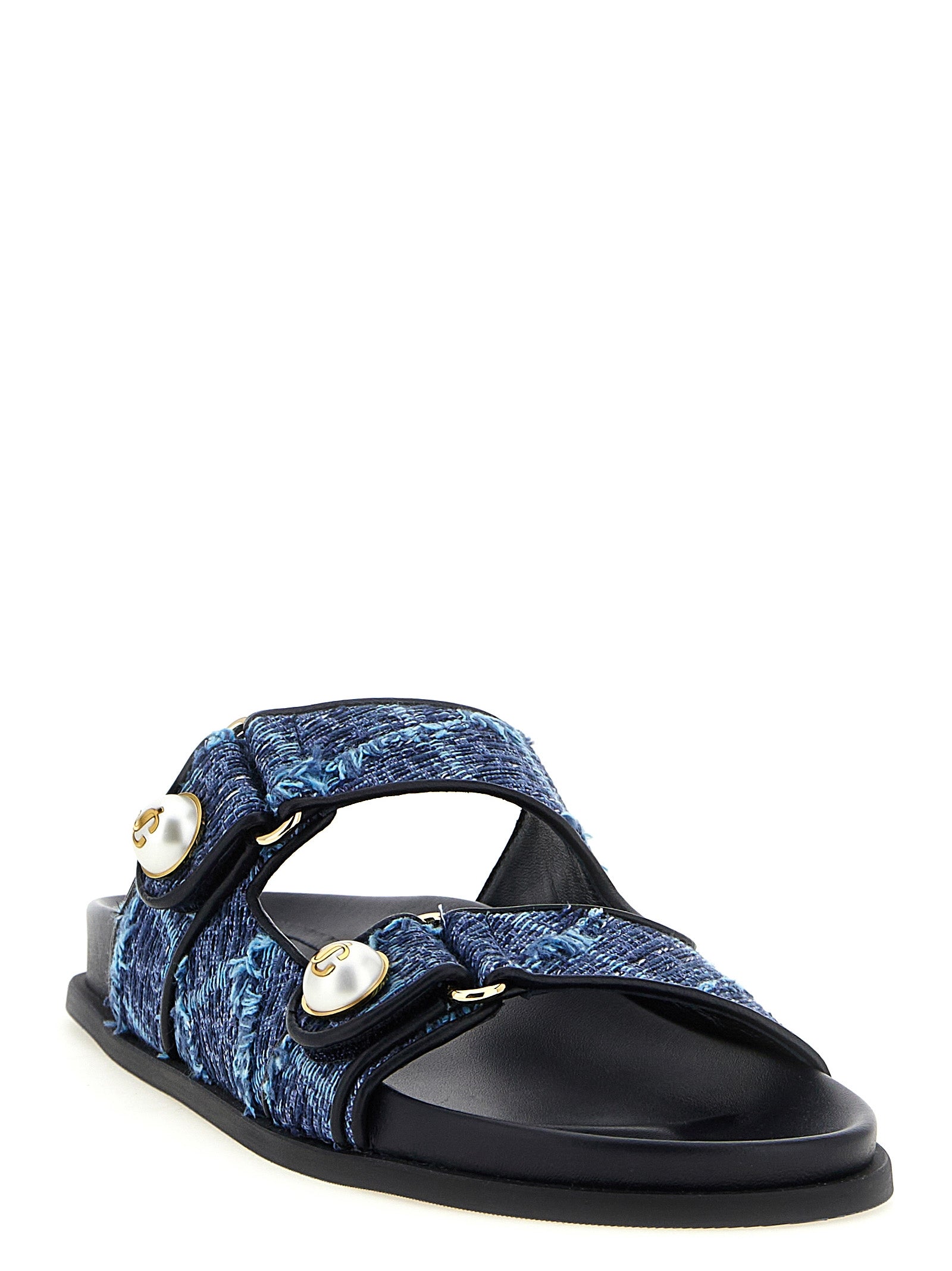 Fayence Denim Sandals