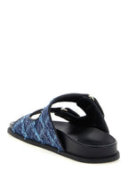 Fayence Denim Sandals