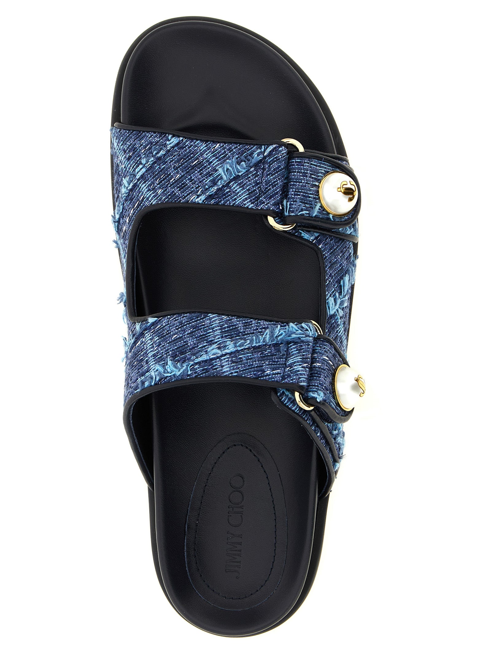 Fayence Denim Sandals