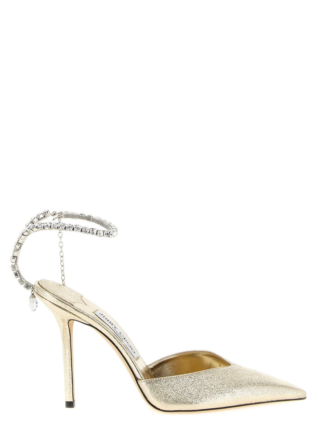 Saeda Gold Brilliance Stiletto Pumps