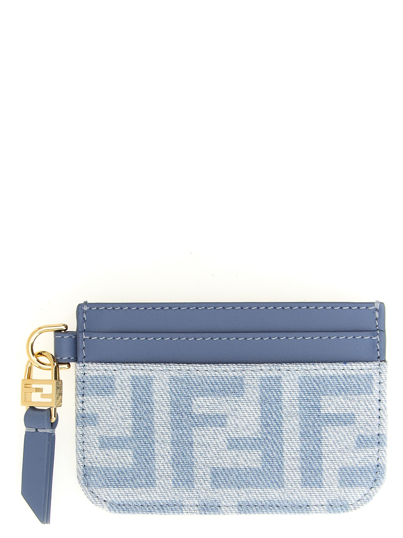Blue Cotton Cardholder