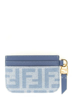 Blue Cotton Cardholder
