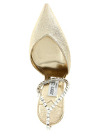 Saeda Gold Brilliance Stiletto Pumps