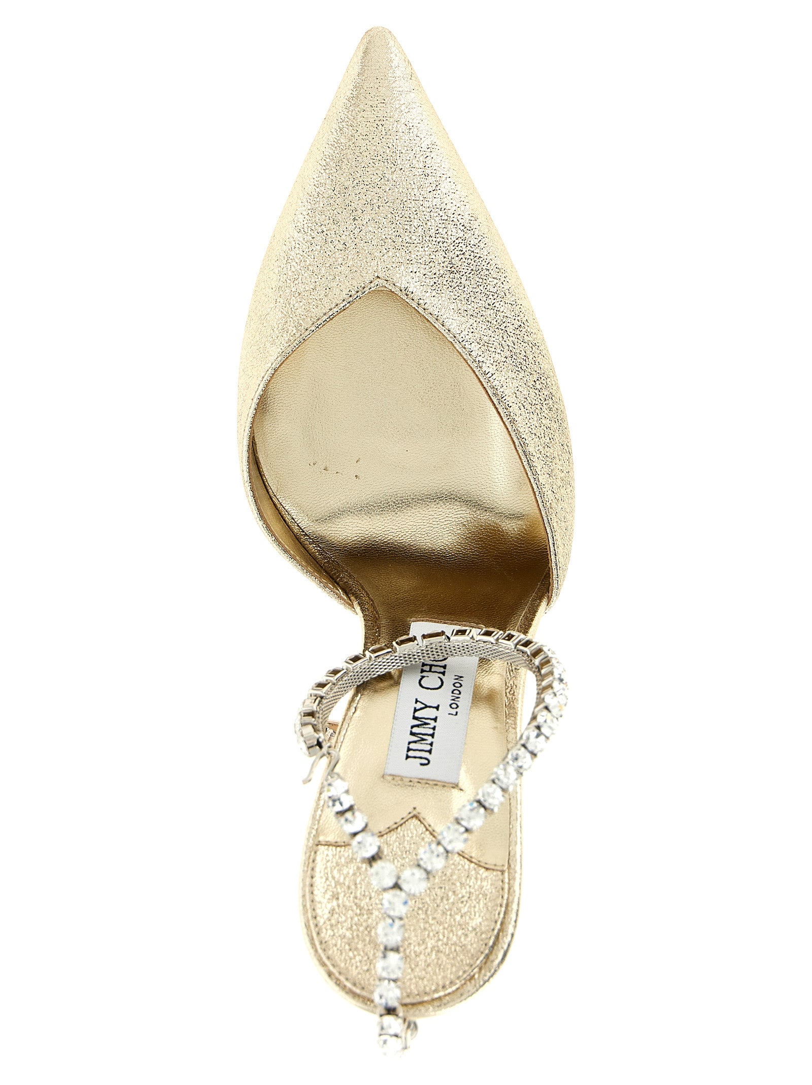 Saeda Gold Brilliance Stiletto Pumps