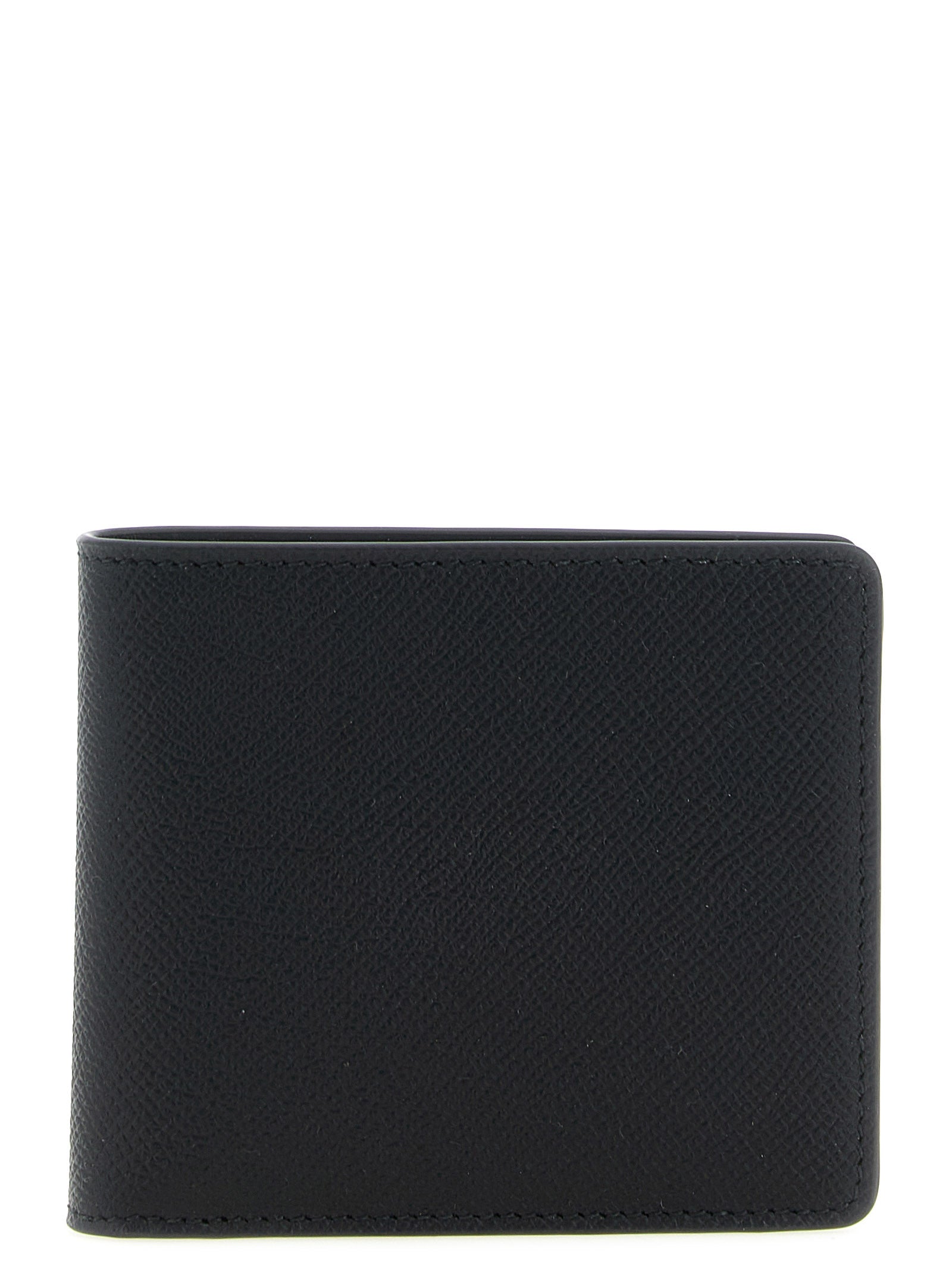 Black Calfskin Folding Wallet