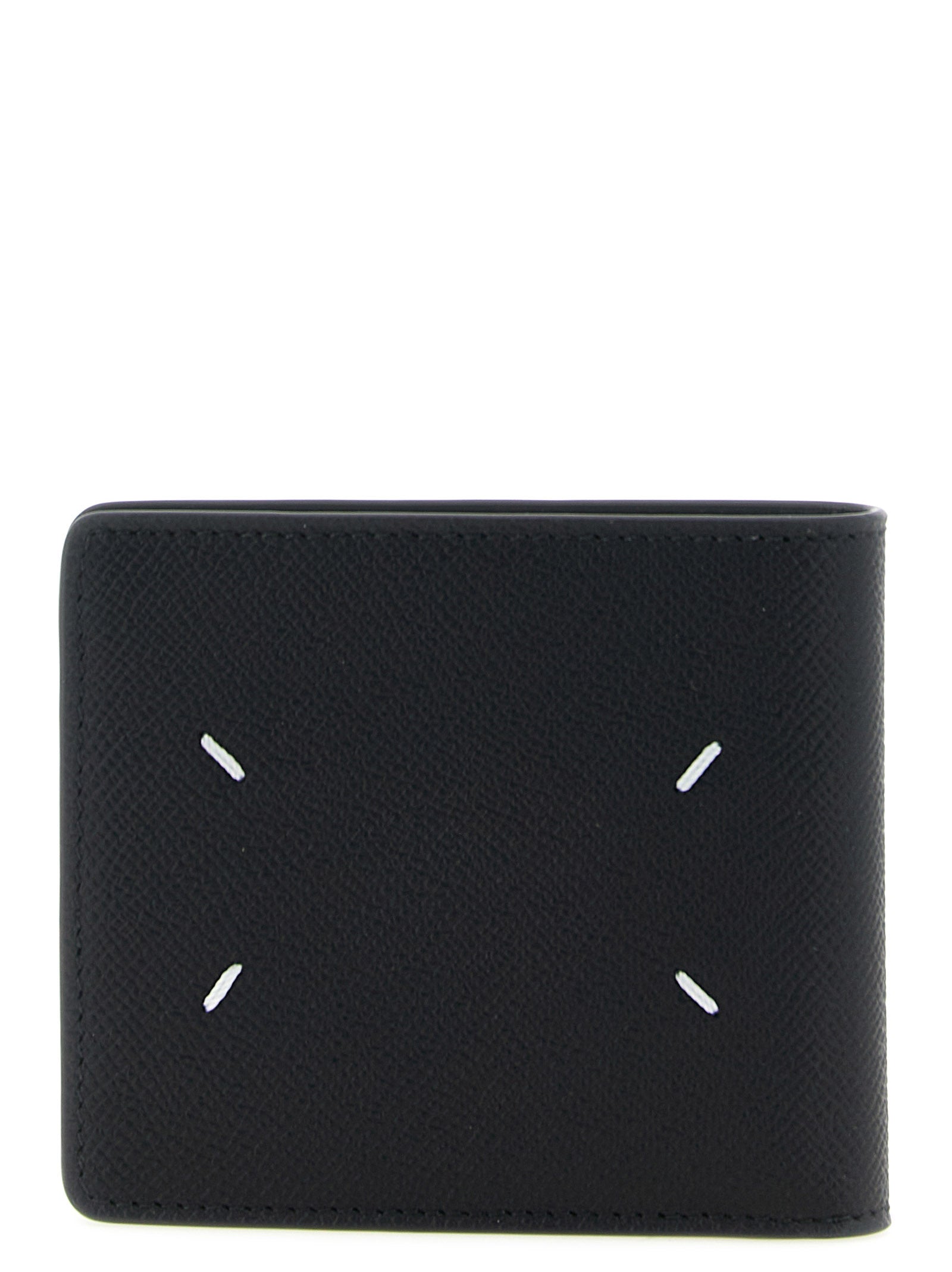 Black Calfskin Folding Wallet