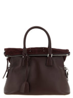 Medium 5AC Soft Calf Leather & Suede Shoulder Bag