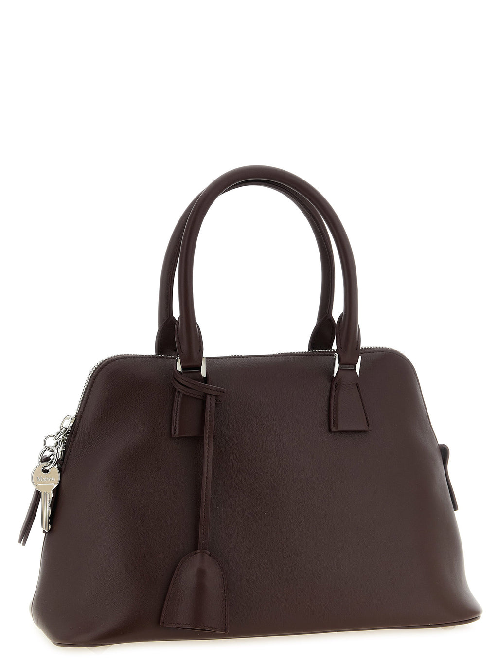 Medium 5AC Soft Calf Leather & Suede Shoulder Bag