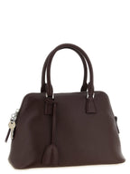 Medium 5AC Soft Calf Leather & Suede Shoulder Bag