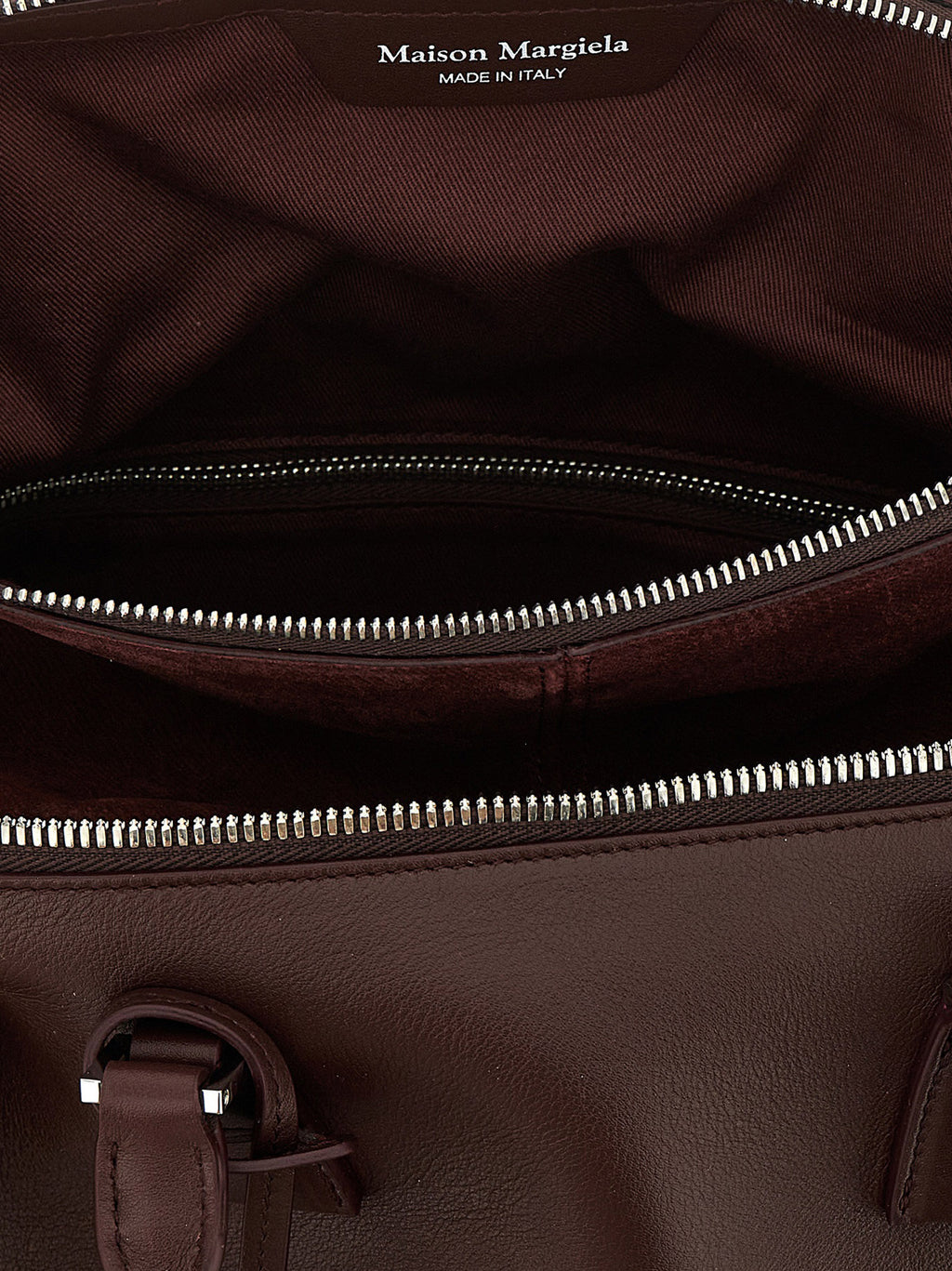Medium 5AC Soft Calf Leather & Suede Shoulder Bag