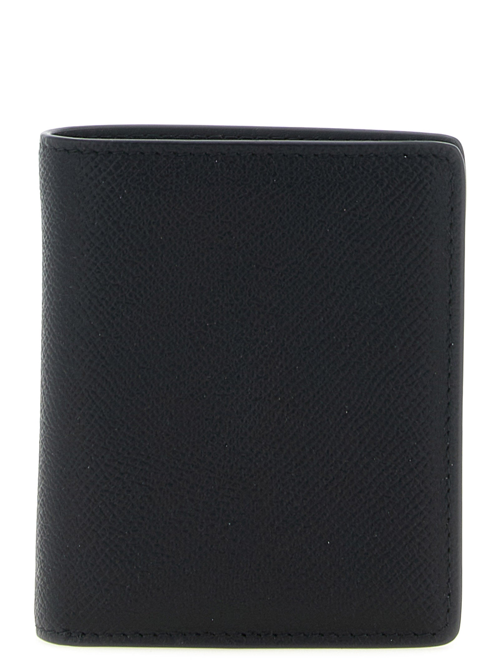 Compact Calfskin Bi-Fold Wallet
