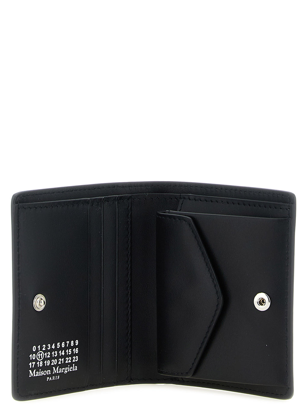 Compact Calfskin Bi-Fold Wallet