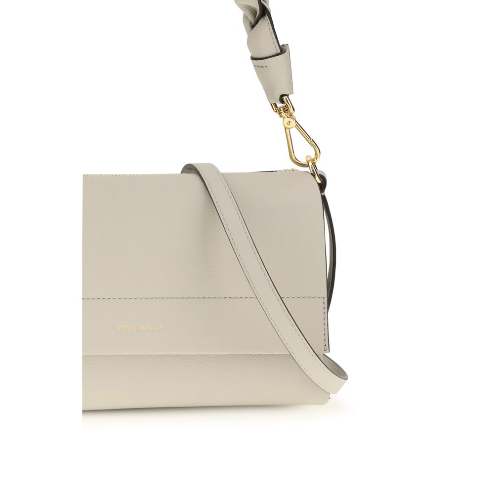 Beige Calfskin Boheme Shoulder Bag