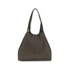 Large C-Easy Grained Calf Leather Tote
