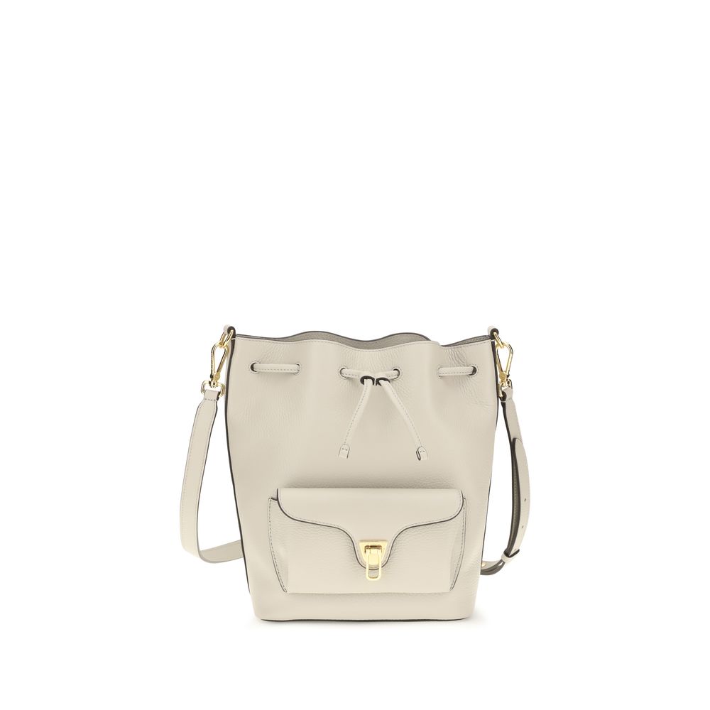 Grained Calfskin Beat Generation Bucket Bag