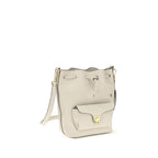 Grained Calfskin Beat Generation Bucket Bag