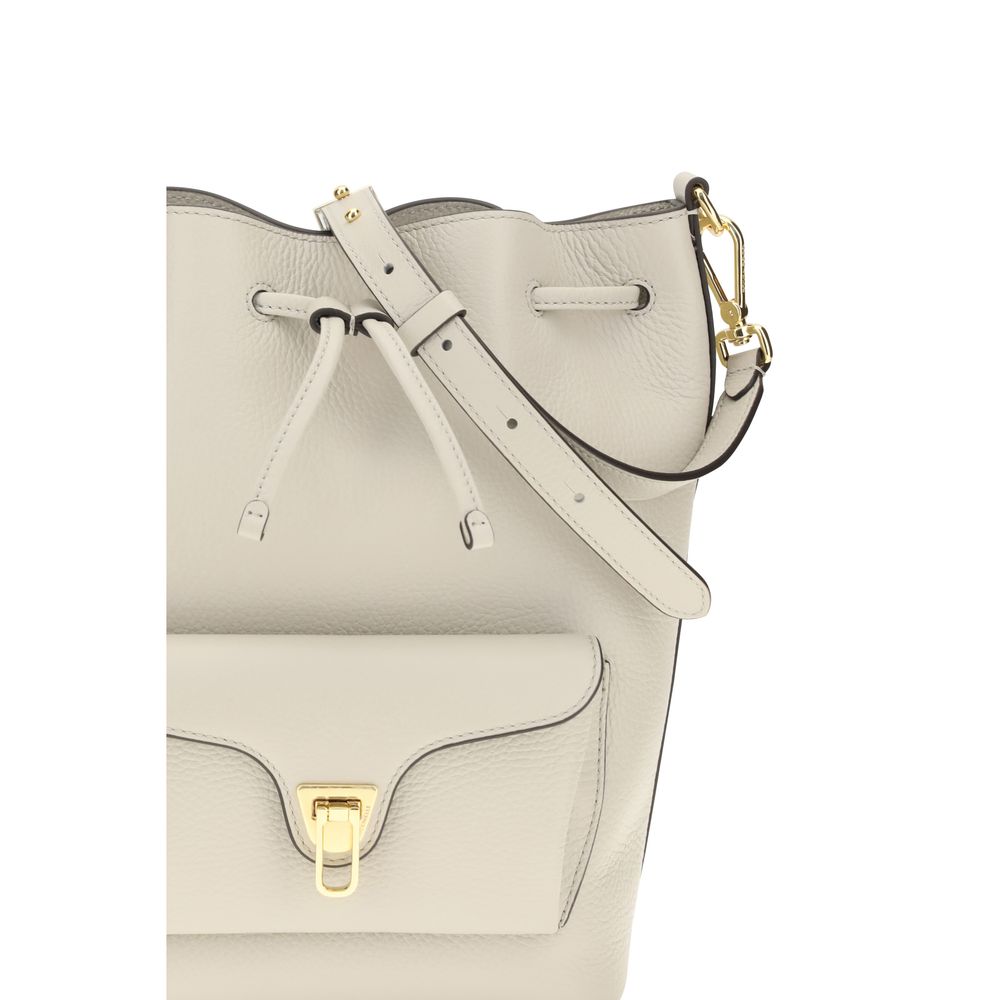 Grained Calfskin Beat Generation Bucket Bag