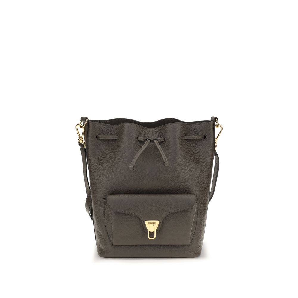 Calfskin Beat Generation Bucket Bag