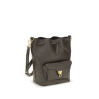 Calfskin Beat Generation Bucket Bag