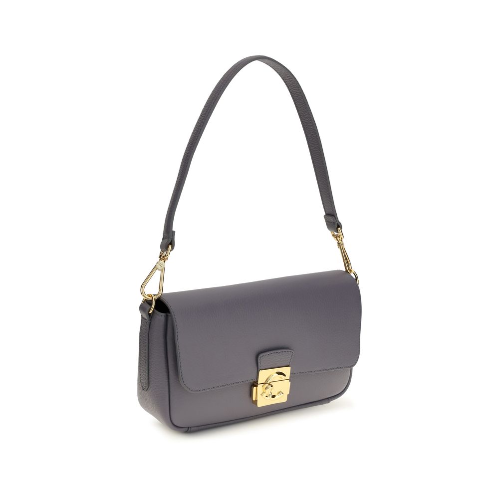 Medium Calfskin C‑Me Lock Shoulder Bag