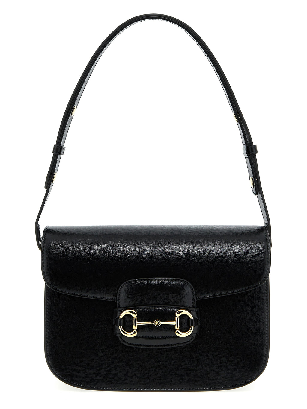 Black Leather Horsebit 1955 Shoulder Bag